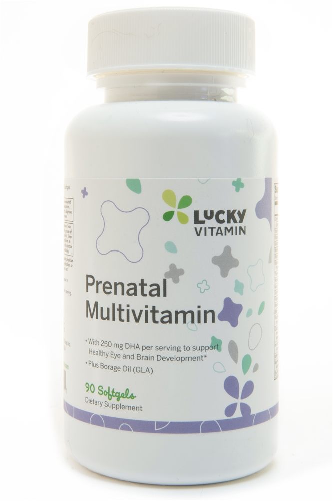 LuckyVitamin - Prenatal Multivitamin with DHA - 90 Softgels