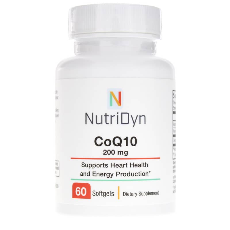 NutriDyn CoQ10 200 Mg 60 Softgels