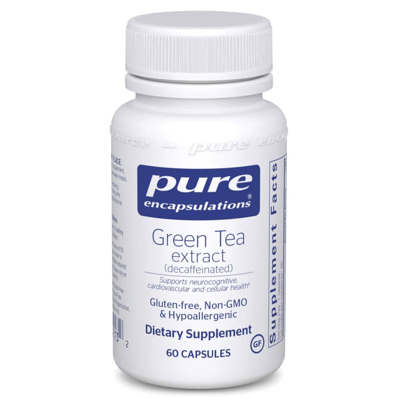 Pure Encapsulations Green Tea Extract (decaffeinated) 60 Capsules