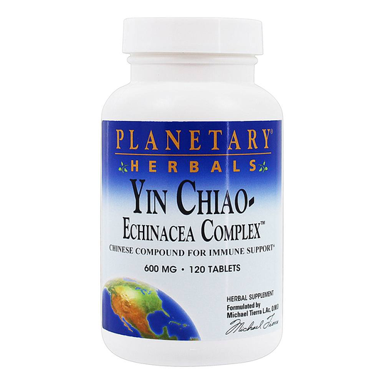 Planetary Herbals - Yin Chiao-Echinacea Complex 600 mg. - 120 Tablets