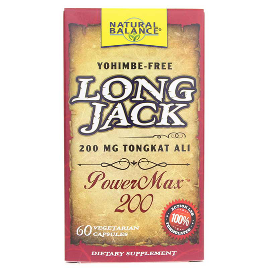 Natural Balance Long Jack PowerMax 200 60 Veg Capsules