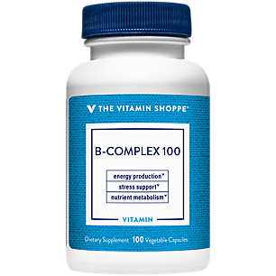 Vitamin B-Complex 100 - Energy Production, Stress Support, & Nutrient Metabolism (100 Vegetarian Capsules)