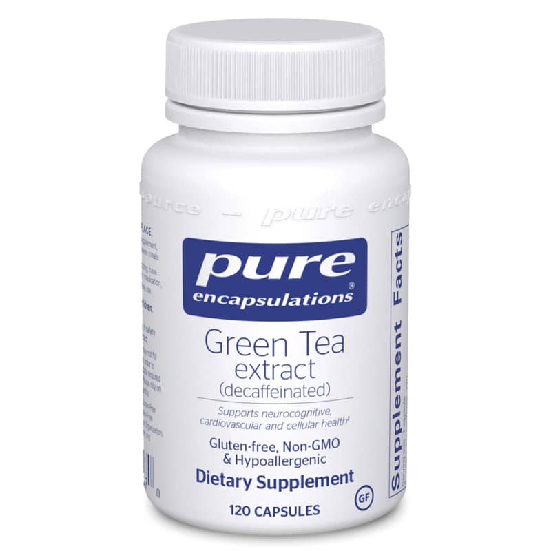 Pure Encapsulations Green Tea Extract (decaffeinated) 120 Capsules