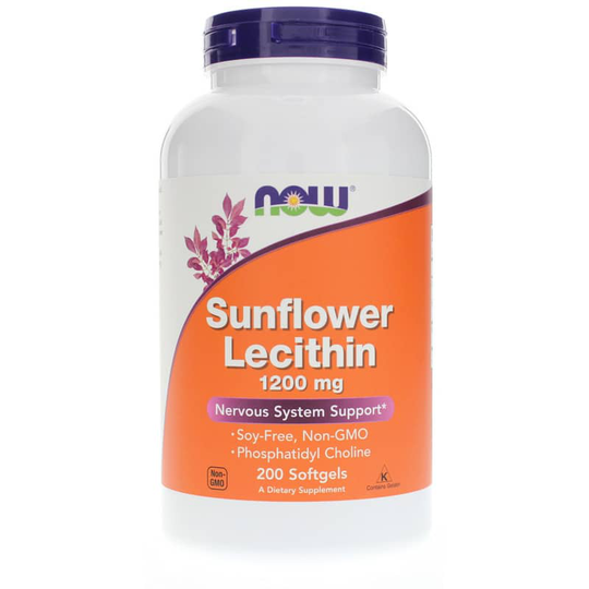 NOW Foods Sunflower Lecithin 1200 Mg 200 Softgels