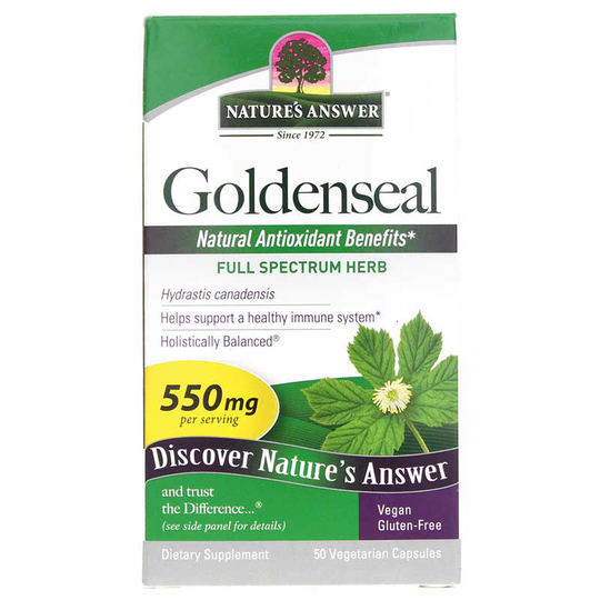 Natures Answer Goldenseal 550 Mg 50 Veg Capsules