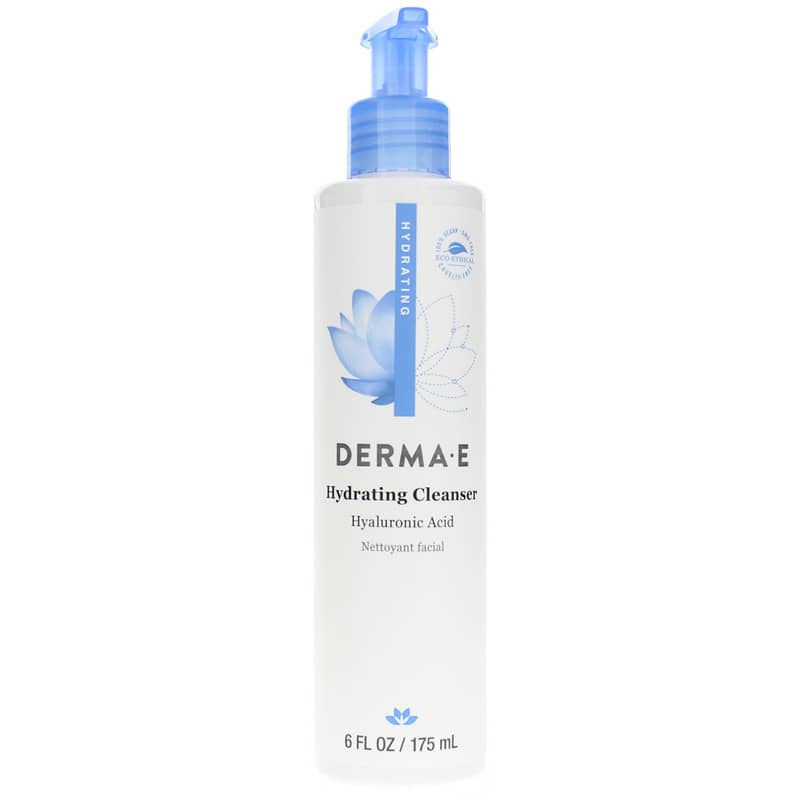 Derma E Hydrating Cleanser Hyaluronic Acid 6 Oz