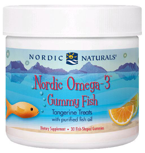 Nordic Naturals - Nordic Omega-3 Gummy Fish Tangerine Treats - 30 Gummies