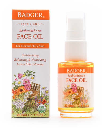 Badger - Organic Seabuckthorn Face Oil - 1 fl. oz.
