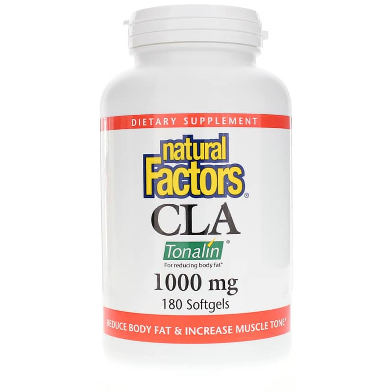 Natural Factors CLA Tonalin 1000 Mg 180 Softgels