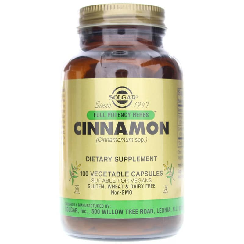 Solgar Cinnamon 100 Veg Capsules