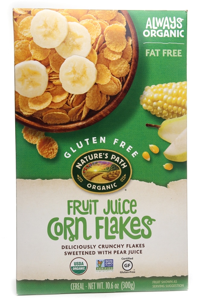 Nature's Path Organic - Gluten-Free Cereal Corn Flakes Fruit Juice Sweetened - 10.6 oz.