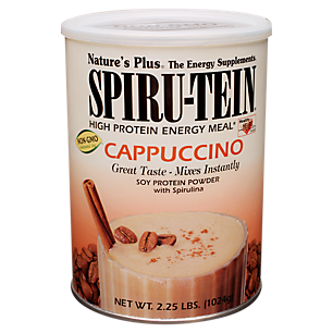 Spiru-Tein Vegetarian Soy Protein with Spirulina - Cappuccino (32 Servings)