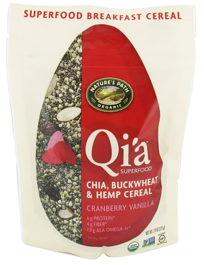 Nature's Path Organic - Qi'a Superfood Chia Buckwheat & Hemp Cereal Cranberry Vanilla - 7.9 oz.