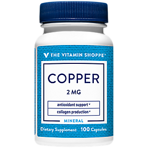 Copper - Antioxidant & Iron Metabolism - 2 MG (100 Capsules)