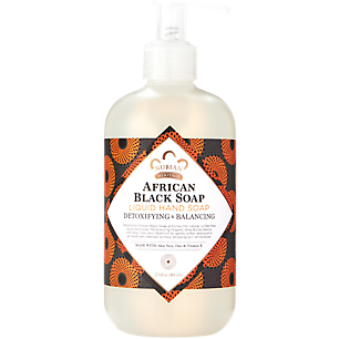 African Black Soap Liquid Hand Soap with Aloe, Oats & Vitamin E (12.3 Fluid Ounces)