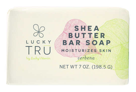LuckyTru - Shea Butter French Milled Bar Soap Verbena - 7 oz.