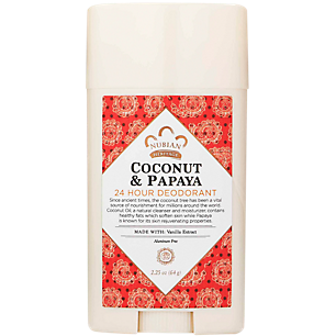 Coconut & Papaya 24 Hour Deodorant with Vanilla Extract - Aluminum Free (2.25 Ounces)