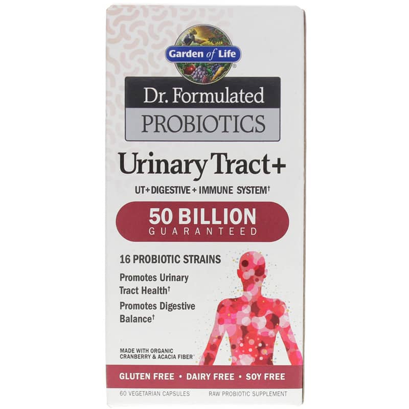 Garden of Life Dr. Formulated Probiotics Urinary Tract + 60 Veg Capsules