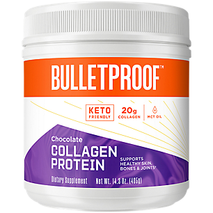 Collagen Protein Powder Keto Friendly with MCT Oil - Chocolate (14.3 Oz. / 12 Servings)