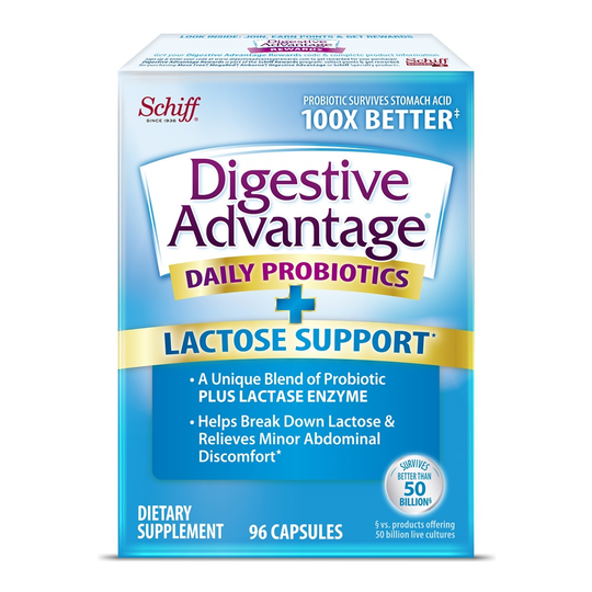 Digestive Advantage - Daily Probiotics Lactose Support - 96 Capsules