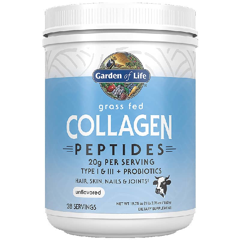 Garden of Life Grass Fed Collagen Peptides Unflavored 28 Servings