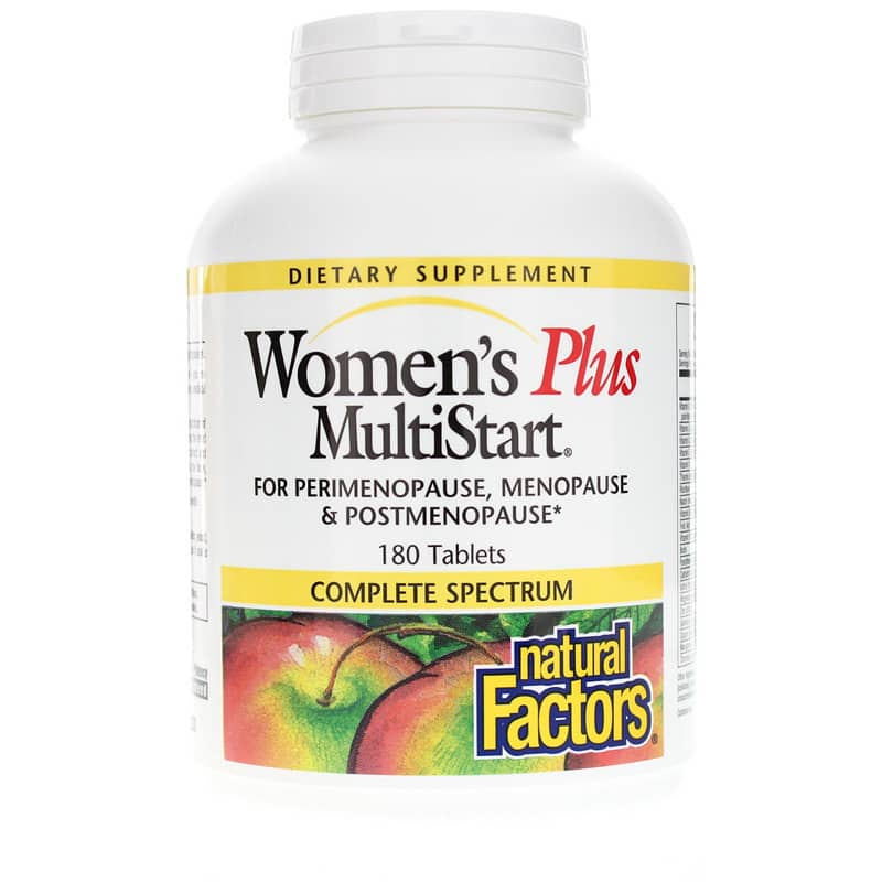 Natural Factors Women's Plus MultiStart for Menopause 180 Tablets