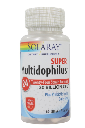 Solaray - Super Multidophilus-24 30 Billion - 60 Vegetarian Capsules