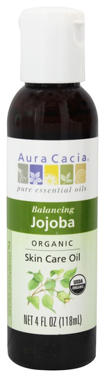 Aura Cacia - Certified Organic Skin Care Oil Jojoba - 4 fl. oz.