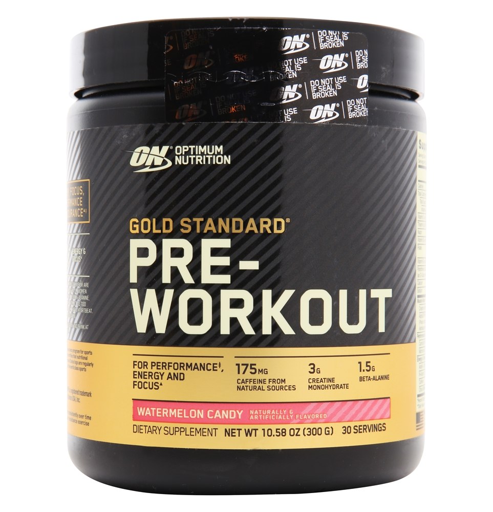 Optimum Nutrition - Gold Standard Pre-Workout Powder Watermelon Candy - 10.58 oz.