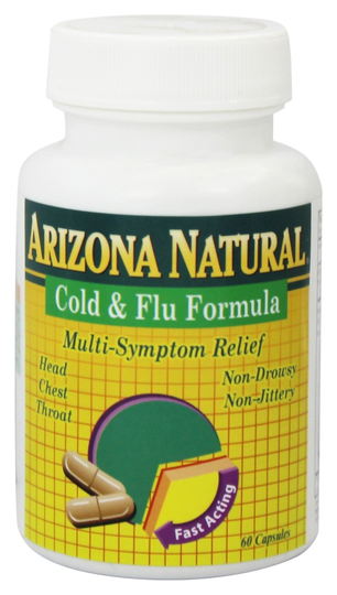 Arizona Natural - Cold & Flu Formula - 60 Capsules