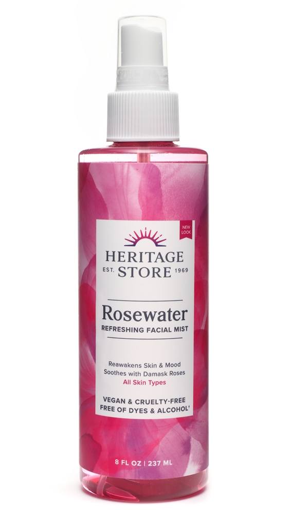 Heritage - Refreshing Facial Mist Rosewater - 8 fl. oz.