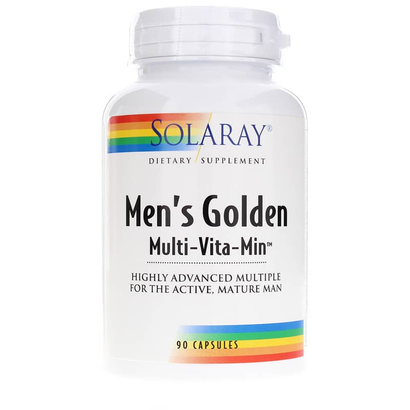Solaray Men's Golden Multi-Vita-Min 90 Capsules