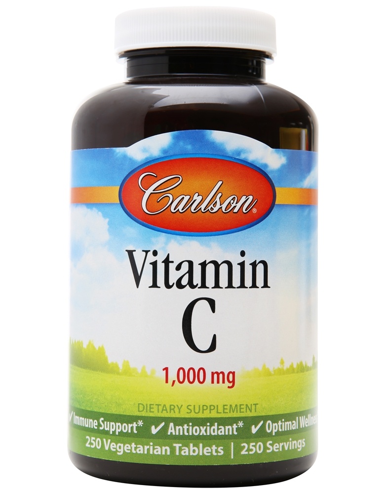 Carlson Labs - Vitamin C 1000 mg. - 250 Vegetarian Tablets
