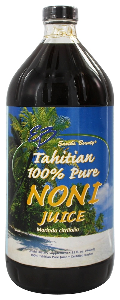 Earth's Bounty - Pure Noni Juice from Tahiti - 32 fl. oz.