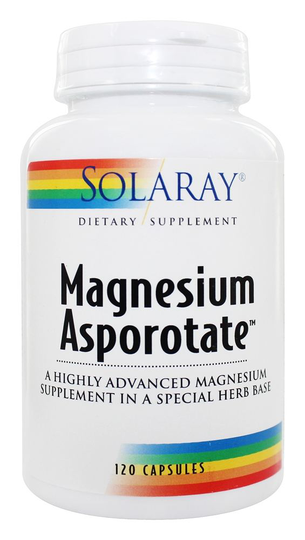 Solaray - Magnesium Asporotate - 120 Capsules