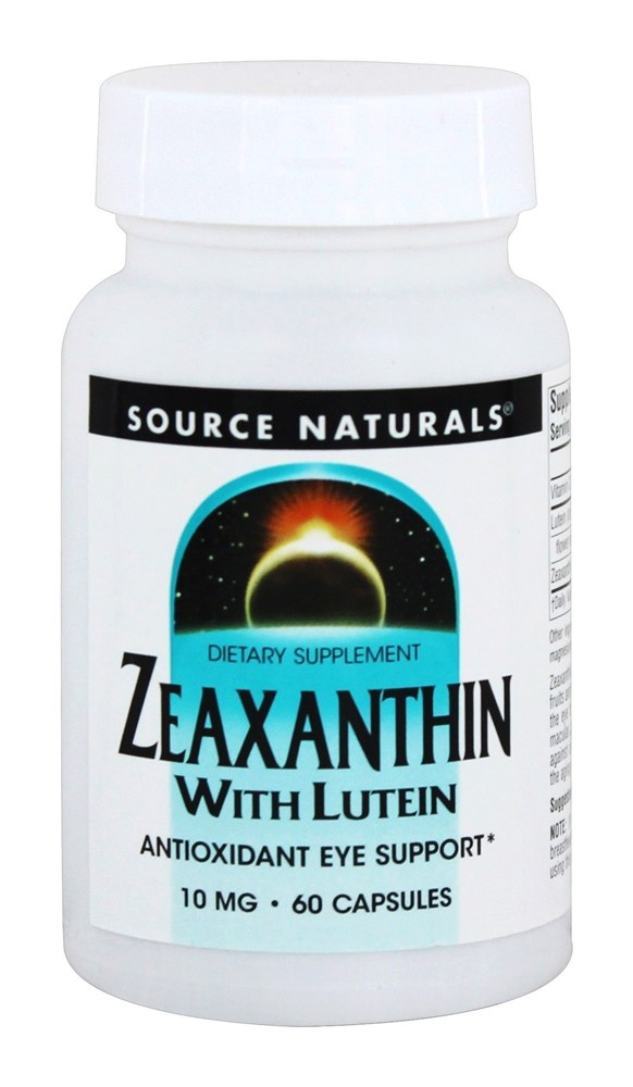 Source Naturals - Zeaxanthin with Lutein 10 mg. - 60 Capsules