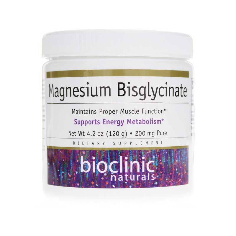 Bioclinic Naturals Magnesium Bisglycinate Powder 4.2 Oz