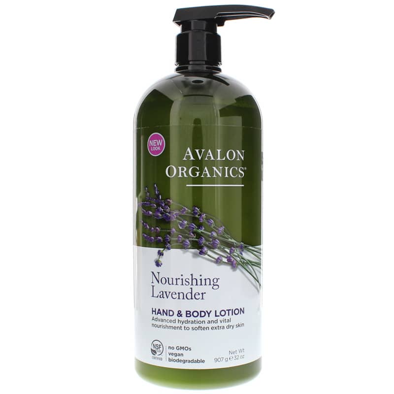 Avalon Organics Hand & Body Lotion Lavender 32 Oz