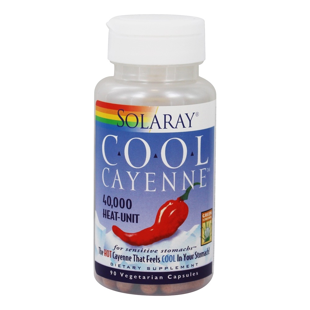 Solaray - Cool Cayenne - 90 Capsules