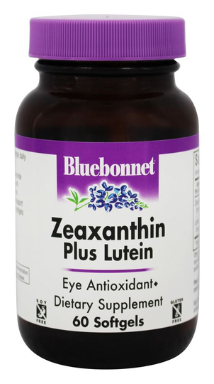 Bluebonnet Nutrition - Zeaxanthin Plus Lutein - 60 Softgels
