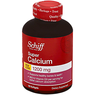 Natural Super Calcium with Vitamin D - 1,200 MG (120 Softgels)