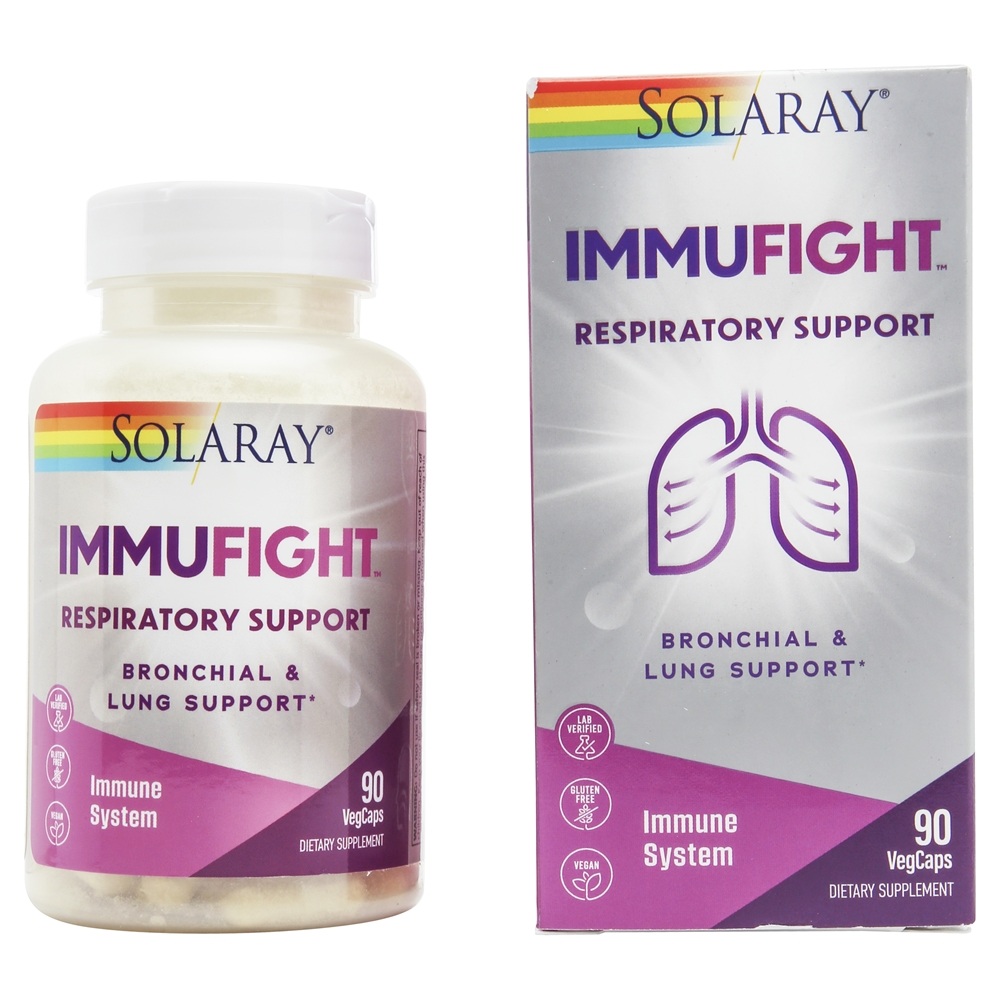 Solaray - Immufight Respiratory Support - 90 Veg Capsules