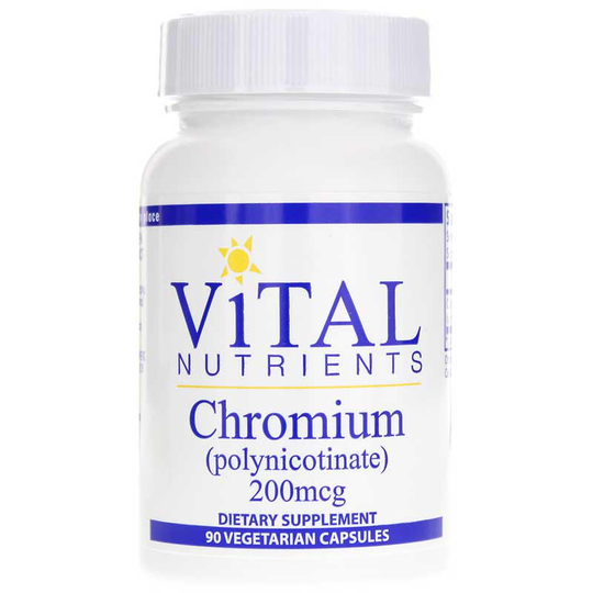 Vital Nutrients Chromium (polynicotinate) 200 Mcg 90 Capsules