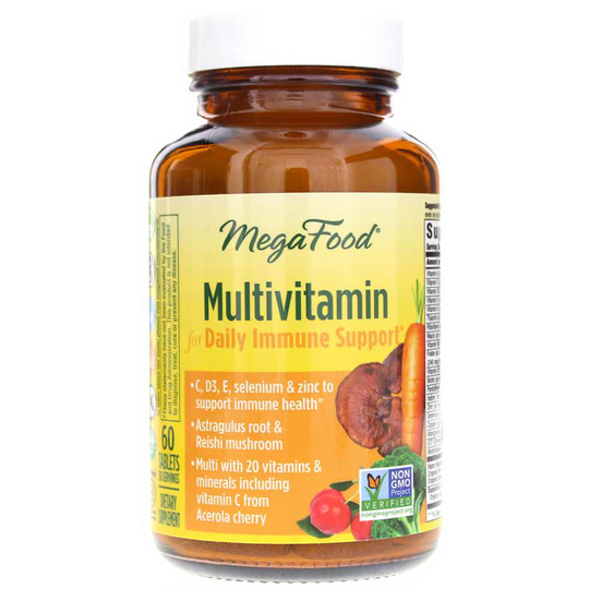 Megafood Multivitamin for Daily Immune Support 60 Tablets