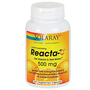 Reacta-C Vitamin C - 500 MG (120 Vegetarian Capsules)