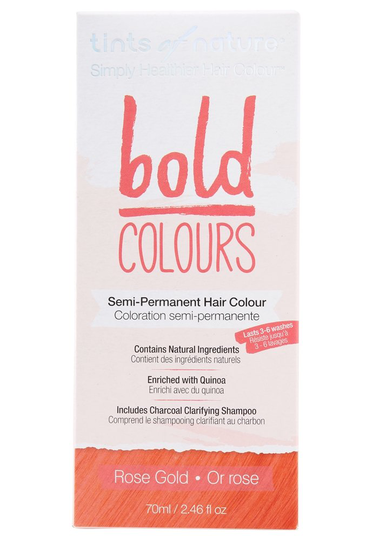 Tints Of Nature - Semi-Permanent Hair Color Bold Rose Gold - 2.46 fl. oz.