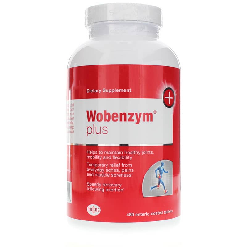 Mucos Pharma Wobenzym Plus 480 Enteric Coated Tablets