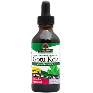 Gotu Kola - Super Concentrated with Low Alcohol - 2,000 MG (2 Fluid Ounces)