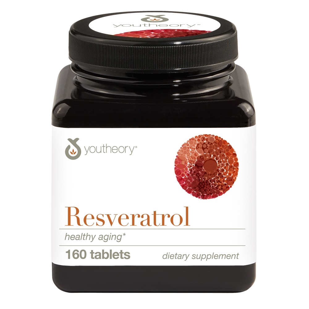 Youtheory - Resveratrol Anti-Aging Benefits - 160 Tablets