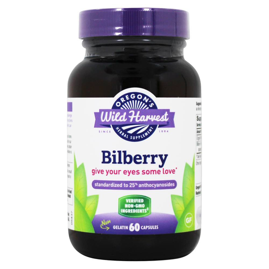 Oregon's Wild Harvest - Bilberry - 60 Capsules